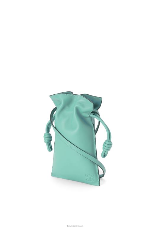 Loewe Nappa dana derisinde flamenko cebi 02600296 kadınlar taze nane