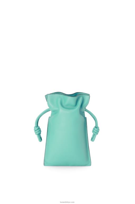 Loewe Nappa dana derisinde flamenko cebi 02600296 kadınlar taze nane