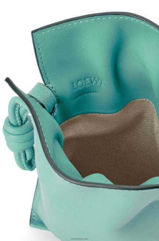 Loewe Nappa dana derisinde flamenko cebi 02600296 kadınlar taze nane