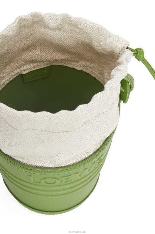 Loewe dana derisinden jardinier cebi 02600228 kadınlar ilkbahar yesili