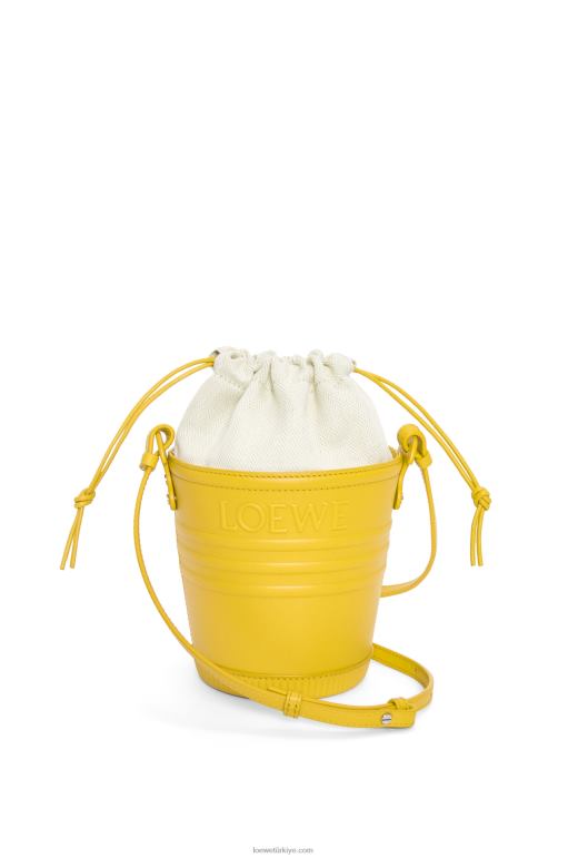 Loewe dana derisinden jardinier cebi 02600230 kadınlar sarı