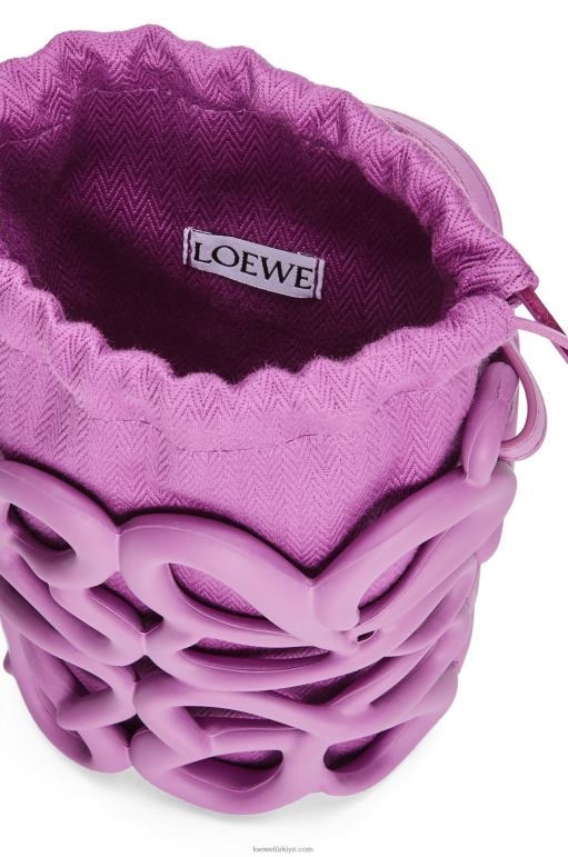 Loewe hafif köpük kauçukta anagram şişirilmiş cep 02600577 kadınlar kaya gülü