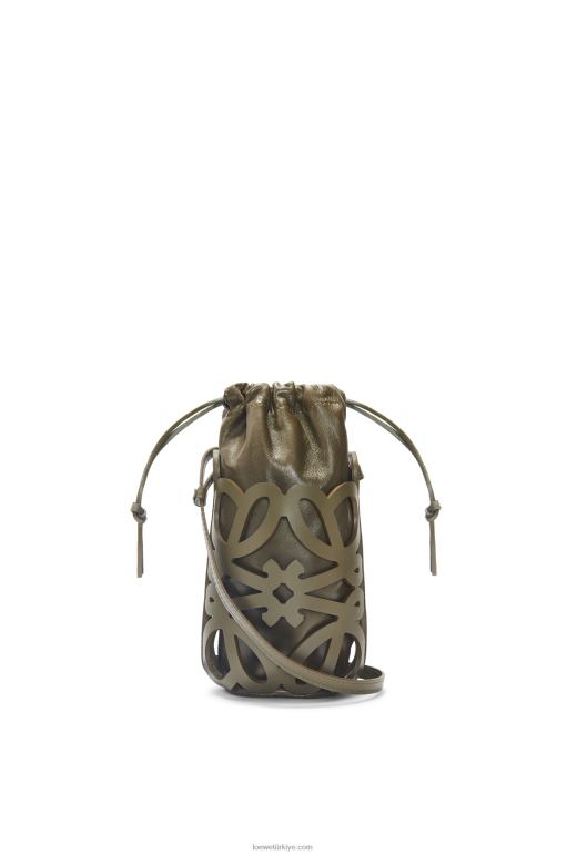 Loewe klasik dana derisi ve napa anagram cep 02600551 kadınlar çay tozu sır