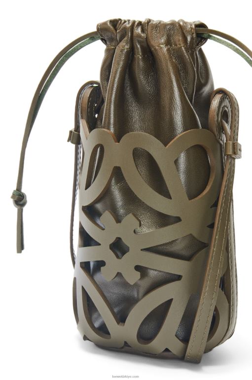 Loewe klasik dana derisi ve napa anagram cep 02600551 kadınlar çay tozu sır