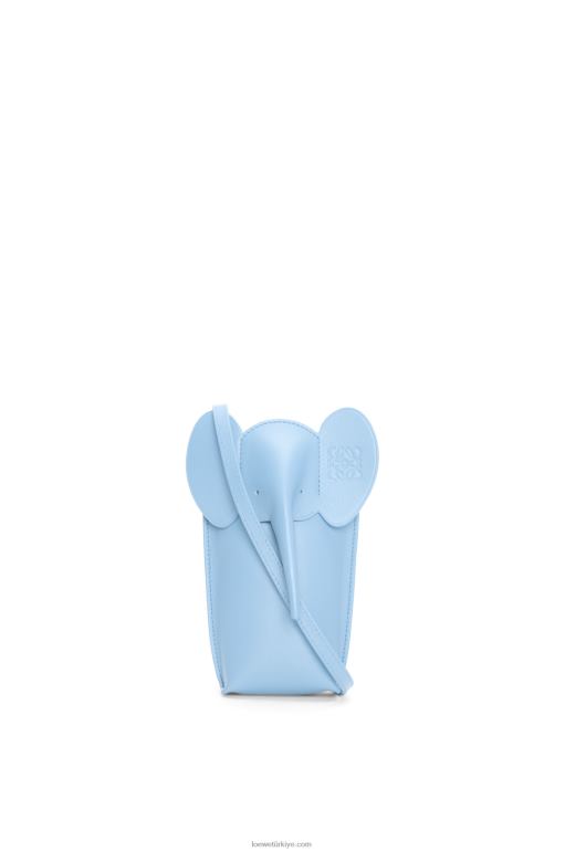 Loewe klasik dana derisinde fil cebi 02600580 kadınlar tozlu mavi