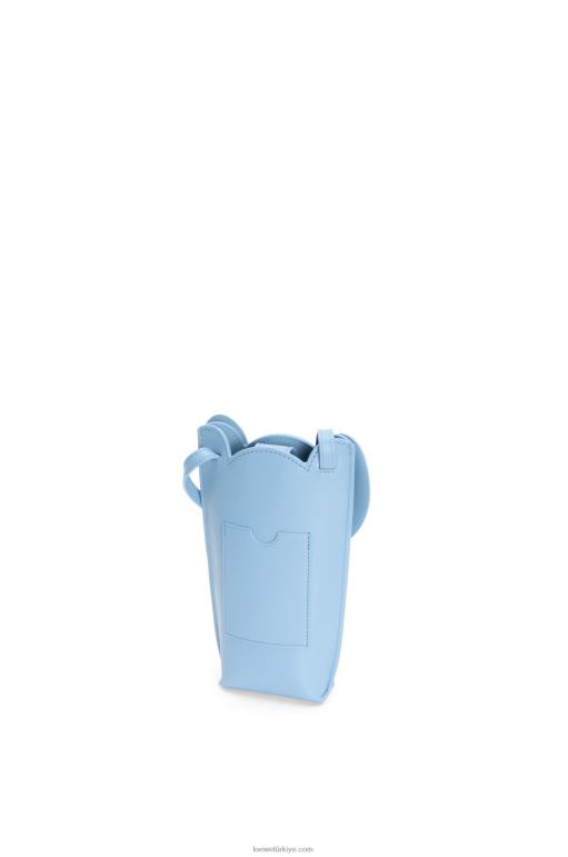 Loewe klasik dana derisinde fil cebi 02600580 kadınlar tozlu mavi