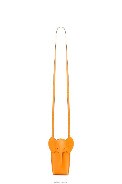 Loewe klasik dana derisinde fil cebi 02600616 kadınlar mandalina