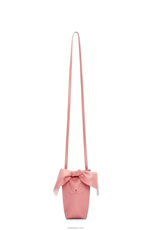 Loewe klasik dana derisinde tavşan cebi 02600621 kadınlar şeftali çiçeği