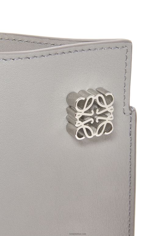 Loewe klasik dana derisinde zar cebi 02600572 kadınlar inci grisi