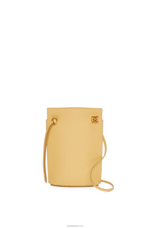 Loewe klasik dana derisinde zar cebi 02600574 kadınlar koyu tereyağı