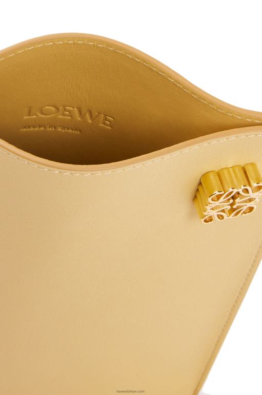 Loewe klasik dana derisinde zar cebi 02600574 kadınlar koyu tereyağı