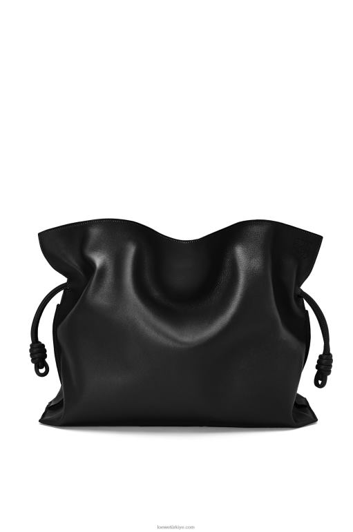 Loewe Nappa dana derisinden xl flamenko çantası 02600410 kadınlar siyah