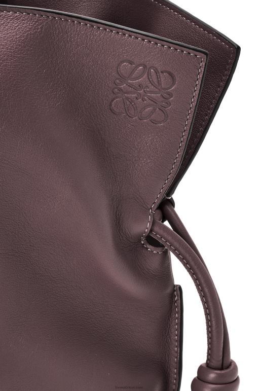 Loewe Nappa dana derisinden xl flamenko çantası 02600526 kadınlar kuru erik
