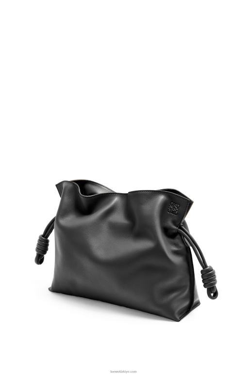 Loewe napa dana derisinden flamenko debriyajı 02600362 kadınlar siyah