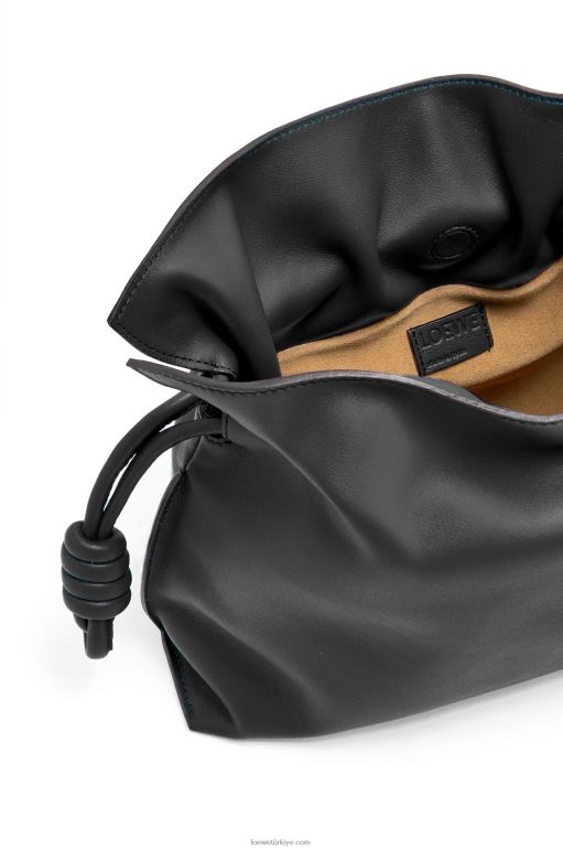 Loewe napa dana derisinden flamenko debriyajı 02600362 kadınlar siyah