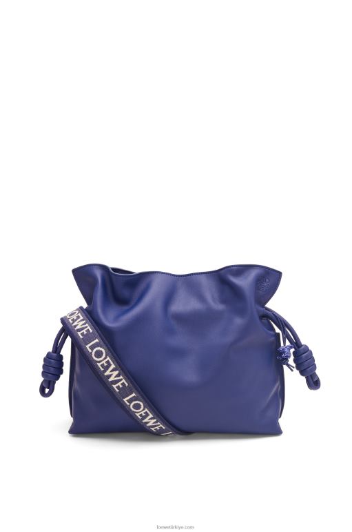 Loewe napa dana derisinden flamenko debriyajı 02600529 kadınlar derin mor sır
