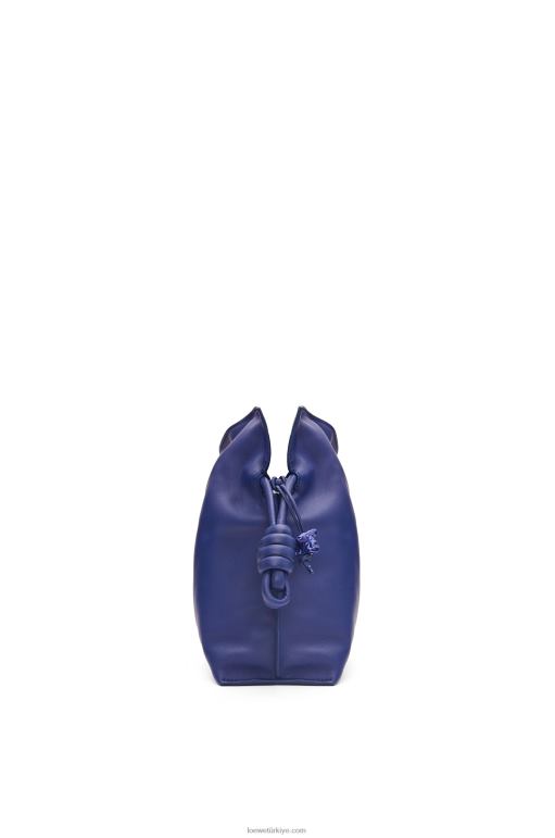 Loewe napa dana derisinden flamenko debriyajı 02600529 kadınlar derin mor sır