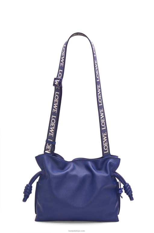 Loewe napa dana derisinden flamenko debriyajı 02600529 kadınlar derin mor sır