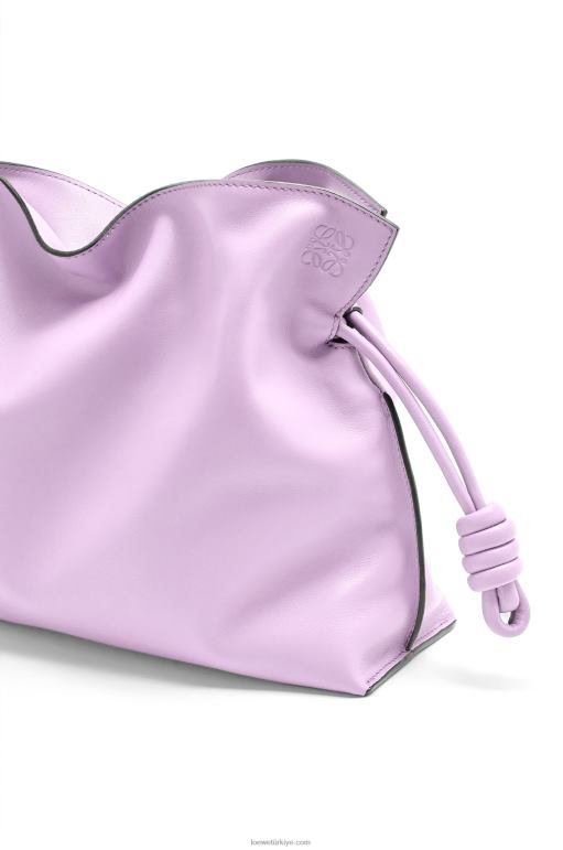 Loewe napa dana derisinden flamenko debriyajı 02600628 kadınlar çiçek açan orkide