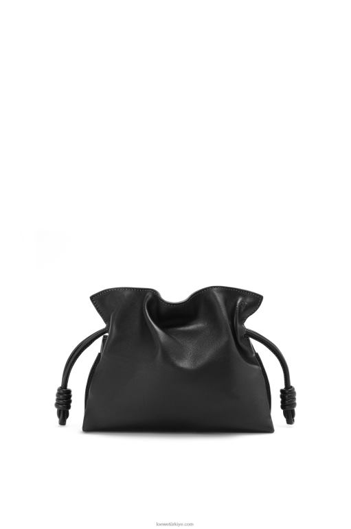 Loewe napa dana derisinden mini flamenko debriyajı 02600206 kadınlar siyah
