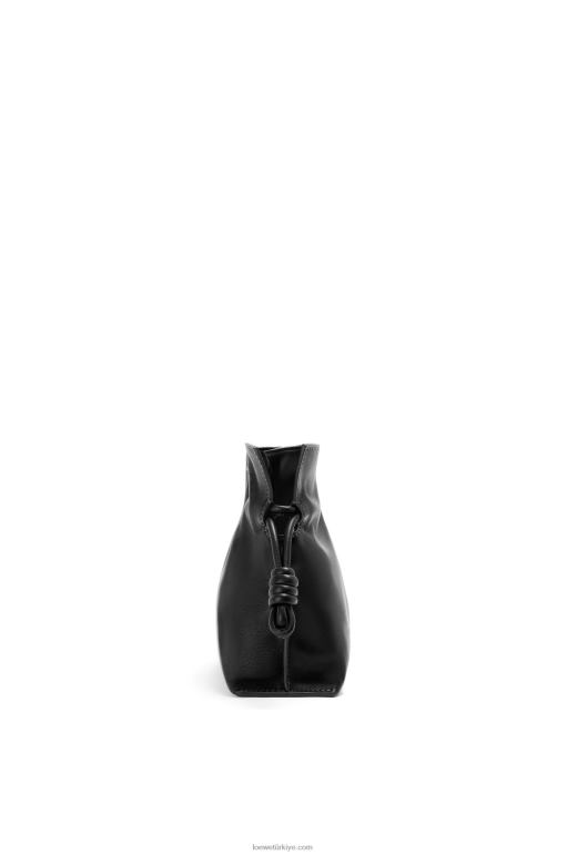 Loewe napa dana derisinden mini flamenko debriyajı 02600206 kadınlar siyah