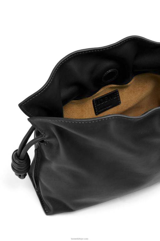 Loewe napa dana derisinden mini flamenko debriyajı 02600206 kadınlar siyah
