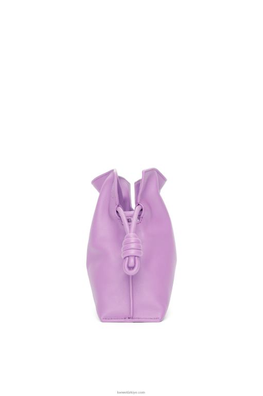 Loewe napa dana derisinden mini flamenko debriyajı 02600321 kadınlar taklit