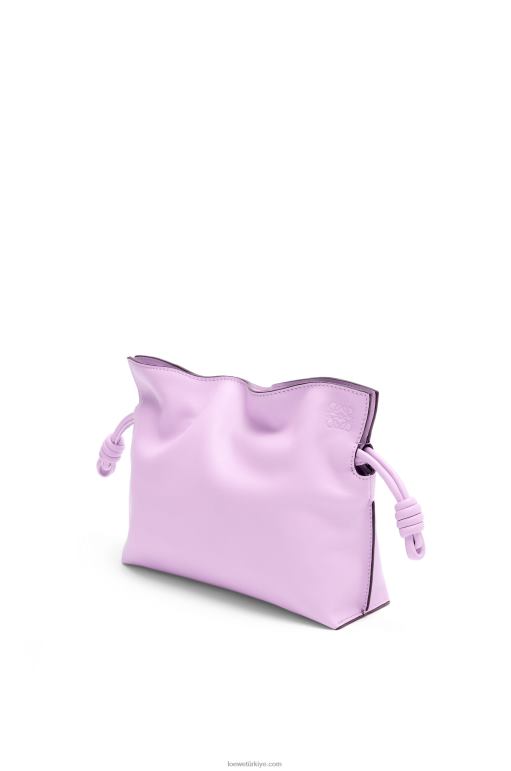 Loewe napa dana derisinden mini flamenko debriyajı 02600559 kadınlar çiçek açan orkide