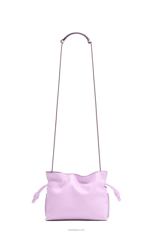 Loewe napa dana derisinden mini flamenko debriyajı 02600559 kadınlar çiçek açan orkide