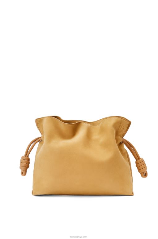 Loewe nubuk flamenko debriyajı 02600528 kadınlar çöl