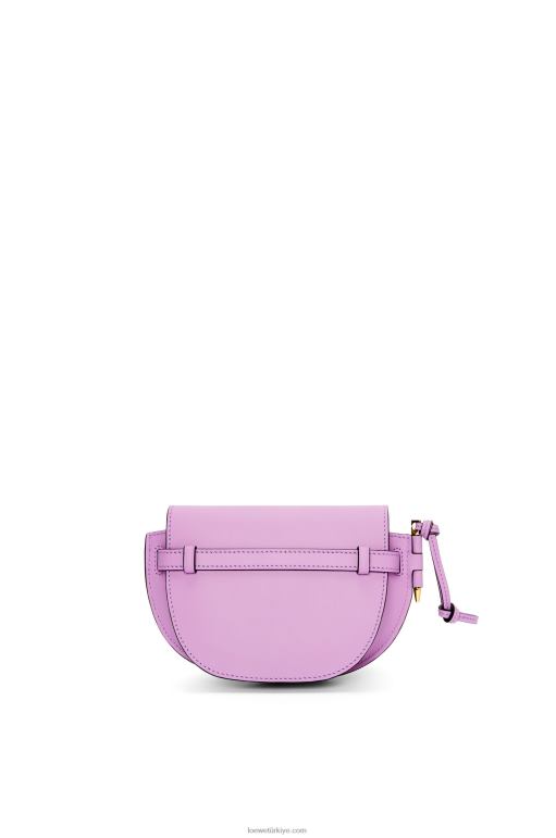 Loewe Yumuşak dana derisi ve jakarlı mini kapı ikili çanta 02600196 kadınlar taklit