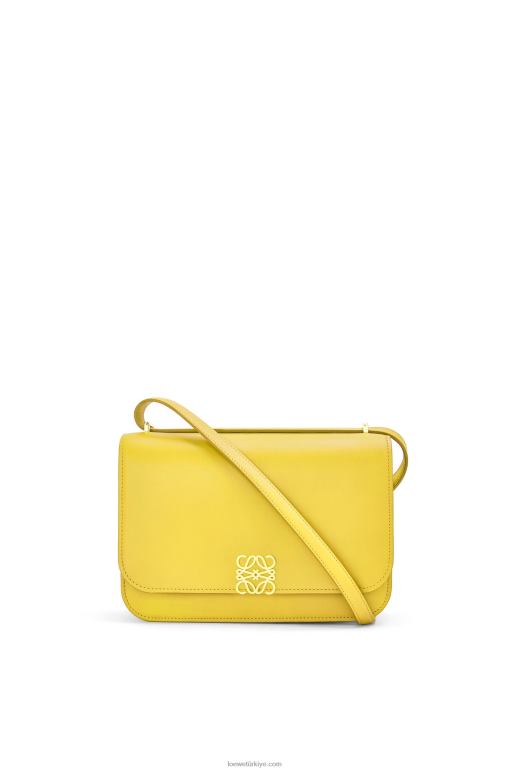 Loewe ipek dana derisinden goya çanta 02600302 kadınlar sarı