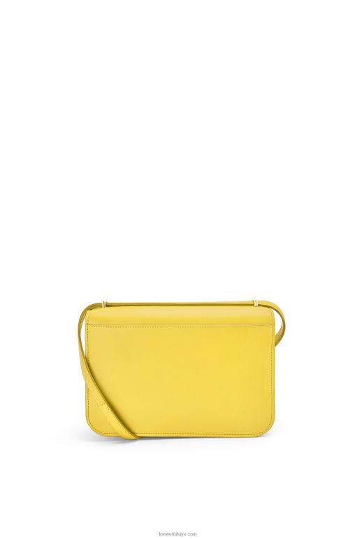 Loewe ipek dana derisinden goya çanta 02600302 kadınlar sarı
