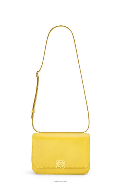Loewe ipek dana derisinden goya çanta 02600302 kadınlar sarı