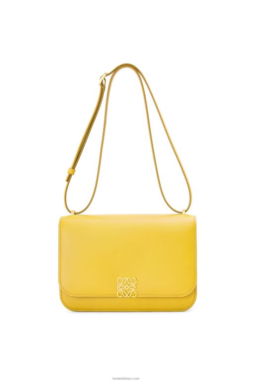 Loewe ipek dana derisinden goya çanta 02600302 kadınlar sarı