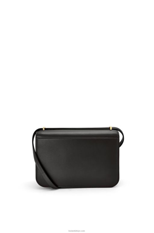 Loewe ipek dana derisinden goya çanta 02600306 kadınlar siyah