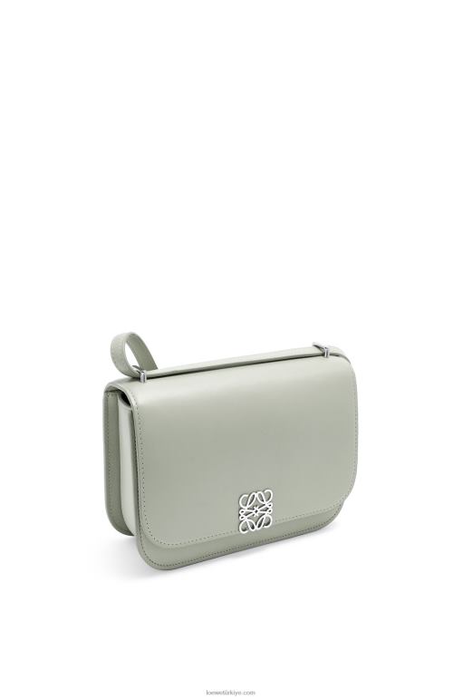 Loewe ipek dana derisinden goya çanta 02600507 kadınlar kül grisi