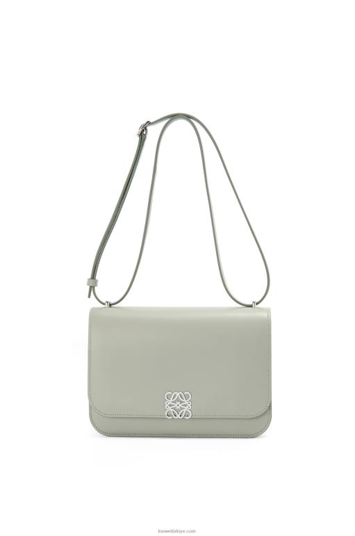 Loewe ipek dana derisinden goya çanta 02600507 kadınlar kül grisi