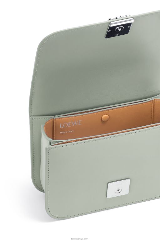 Loewe ipek dana derisinden goya çanta 02600507 kadınlar kül grisi