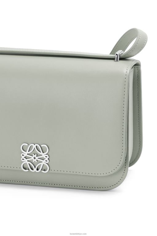 Loewe ipek dana derisinden goya çanta 02600507 kadınlar kül grisi