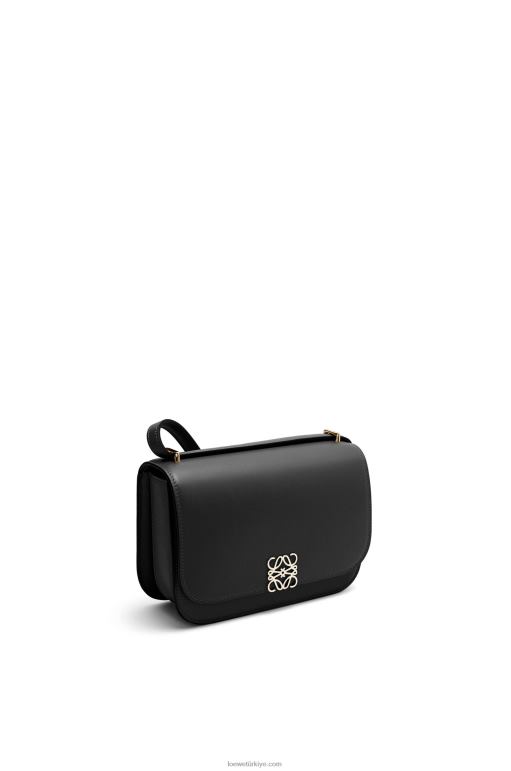 Loewe ipek dana derisinden küçük goya çantası 02600269 kadınlar siyah