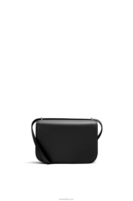 Loewe ipek dana derisinden küçük goya çantası 02600269 kadınlar siyah
