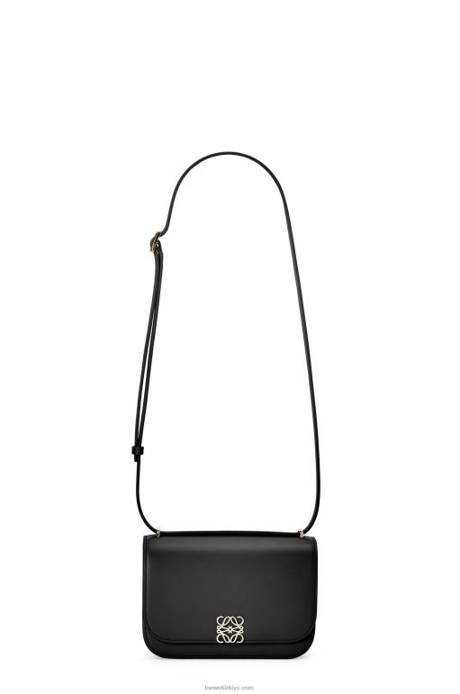 Loewe ipek dana derisinden küçük goya çantası 02600269 kadınlar siyah