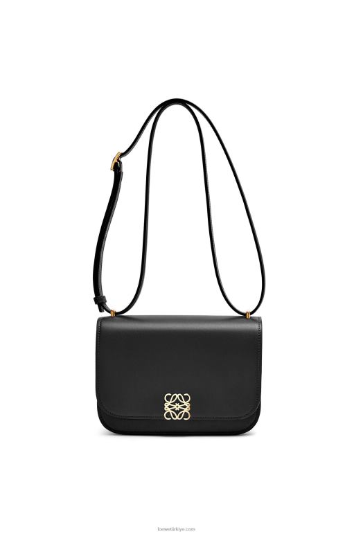 Loewe ipek dana derisinden küçük goya çantası 02600269 kadınlar siyah