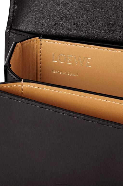 Loewe ipek dana derisinden küçük goya çantası 02600269 kadınlar siyah