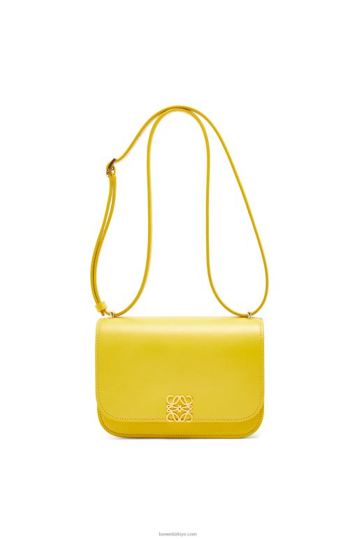 Loewe ipek dana derisinden küçük goya çantası 02600304 kadınlar sarı