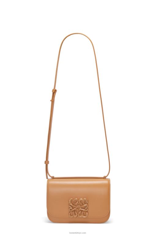 Loewe ipek dana derisinden küçük goya çantası 02600455 kadınlar sıcak çöl