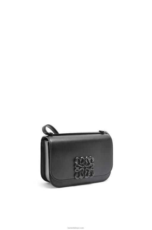 Loewe ipek dana derisinden küçük goya çantası 02600456 kadınlar siyah