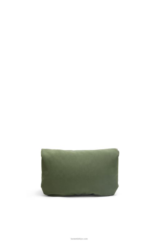 Loewe naylon mini kirpi goya çantası 02600430 kadınlar eski haki