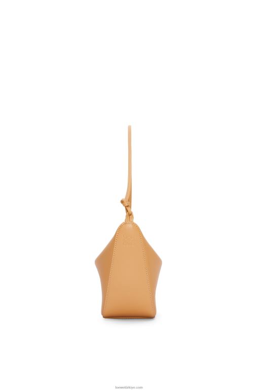 Loewe klasik dana derisinde mini hamak berduş çantası 02600323 kadınlar sıcak çöl